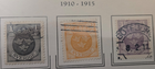 Stamp Sweden 1910-15 #67-69 used