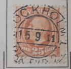 Stamp Sweden 1910-15 #76 used