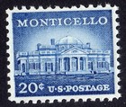 Scott #1047 Monticello (Charlottesville VA) Single Stamp - MNH