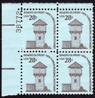 Scott #1604 Remote Outpost Fort Nisqually Plate Block of 4 Stamps MNH P#38772 UL