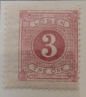Stamp Sweden 1877 Postage Due J13 MH