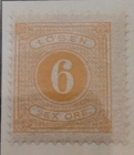 Stamp Sweden 1877 Postage Due J15 MH