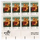 Scott #1507 Madonna (Raphael) Zip Block of 8 Stamps - MNH
