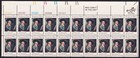 Scott #1553 Benjamin West Painter Plate Block of 20 Stamps - MNH