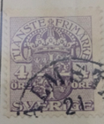 Stamp Sweden 1910-12 Official #O30 used