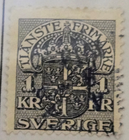 Stamp Sweden 1910-12 Official #O39 used