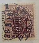 Stamp Sweden 1910-12 Official #O40 used