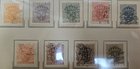 Stamp Sweden 1910-16 Official #O42, O44-O45, O48, O51-O55 used