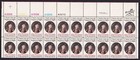 Scott #1789 John Paul Jones (Patriot, UVA) Plate Block of 20 Stamps MNH PC#8 UL