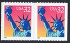 Scott #3122d 32¢ Statue of Liberty Booklet Pair of Stamps - MNH