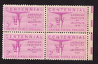Scott #1089 American Institute of Architects Block of 4 Stamps - MNH w/Selvage