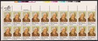 Scott #1941 John Hanson Plate Block of 20 Stamps - MNH