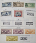 Scott Air Mail 1926-39 #C7-C12,C16, C17 & C19