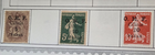 Stamp Cicilia 1920 #117, 119, 121 MH
