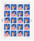 Scott #2784a (2783-84) Sign Language Full Sheet of 20 Stamps - MNH