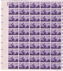 Scott #1060 Nebraska Sheet of 50 Stamps - MNH P#24967 UL