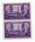 Scott #941 Tennessee Jackson Sevier Pair of Stamps - MNH