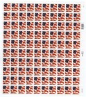 Scott #3629F Waving Flag Sheet of 100 Stamps - MNH P#P111