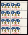 Scott #2045 Medal of Honor Plate Block of 8 Stamps - MNH UL P#1111-2