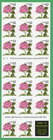 Scott #2492a Pink Rose Booklet of 20 Stamps - MNH P#S555