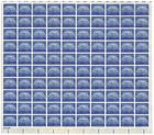 Scott #1047 Monticello (Charlottesville VA) Sheet of 100 Stamps - MNH P#25391 LL