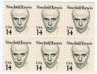 Scott #1856 Sinclair Lewis Block of 6 Stamps - MNH
