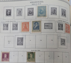 Stamp Argentina 1920-30 set of 20 mix of used & MH, postage & official