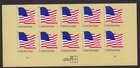 Scott #4130 US Flag on Golden Background Plate Block of 10 Stamps - MNH Bottom