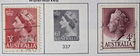 Stamp Australia 1953-64 set 0f 10 #258,293-294,320-321,334,339,342,365,380,384