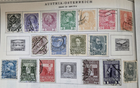 Stamp Austria 1908-10 set of 17 used