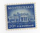Scott #1047 Monticello Single Stamp - MNH