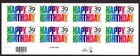 Scott #4079 Happy Birthday Plate Block of 8 Stamps - MNH Bottom
