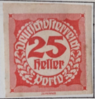 Stamp Austria 1920-21 Postage Due J53 Imperforated MH