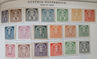 Stamp Austria 1920-24 Newspaper Imperforated P29-47 MH