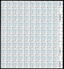 Scott #1853 Richard Russell Sheet of 100 Stamps - MNH P#1 Right (2 Zip & 2 Copy)