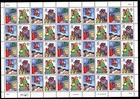 Scott #3111a (3108-3111) Christmas Family Scenes Sheet of 50 Stamps - MNH P#3333