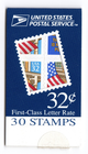 Scott #BK227 Flag over Porch Makeshift Vending Booklet Of 30 Stamps - MNH 3634