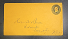 1874-1886 Scott # U116, U35a, Stamped Envelope, 1 Cent, Blue, Orange