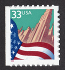 Scott #3279 Flag over City Single Stamp - MNH