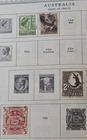 Stamp Australia 1948-53 #212, 218, 231-232 & #265 used