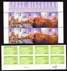 Scott #3242a-3243 Space Discovery Giving Plate Block of 8 & 10 Stamps - MNH