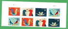 Scott #6049a (6046) Love Birds Plate Block of 8 Forever Stamps - MNH Top