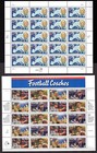 Scott #3141-3146a Marshall Plan Football Coaches Sheet of 20 Stamps - MNH
