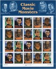 Scott #3172a (3168-72) Classic Movie Monsters Sheet of 20 Stamps - MNH