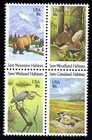 Scott #1924a Save Wildlife Habitats Block of 4 Stamps - MNH Bear First (No Se)