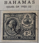 Stamp Bahamas 1920 #67 used