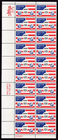 Scott #c90 Plane, Globes and Flags Plate Block of 20 Stamps -MNH P#37950 LL