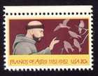 Scott #2023 St. Francis of Assisi Single Stamp - MNH