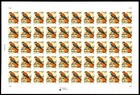 Scott #3031 1999 American Kestrel (Black Date) Sheet of 50 Stamps - MNH P#8888