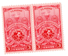Scott #979 American Turners Society Pair of Stamps - MNH XF